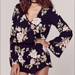 Kendall & Kylie floral romper